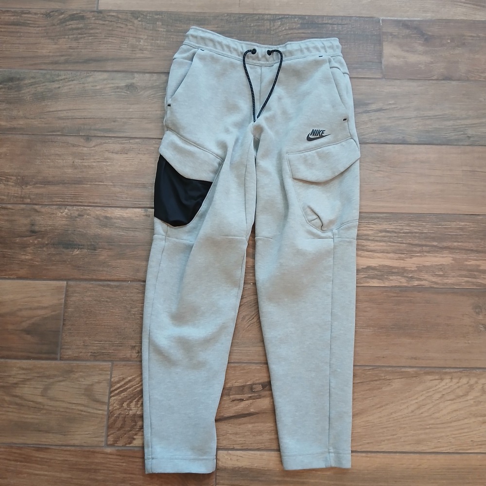 Nike Gray Sweatpants with Black Accents